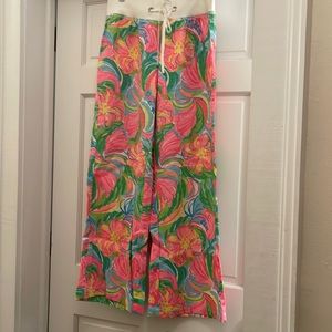 Lilly Pulitzer So A Peeling Linen Beach Pant size M